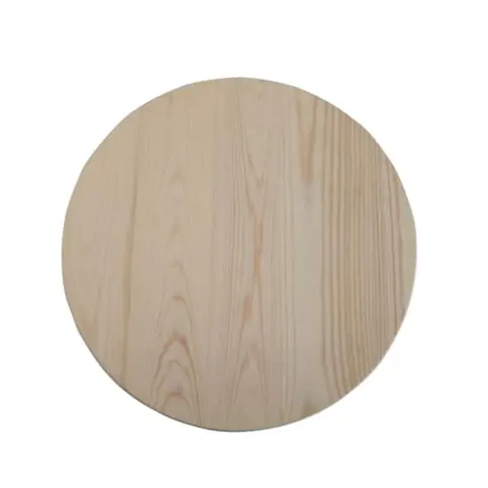 12" Unfinished Wooden Circle Plaque by Make Market&reg; {1}