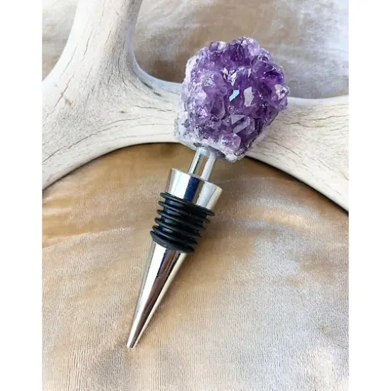 Wine Stopper with Amethyst {4}