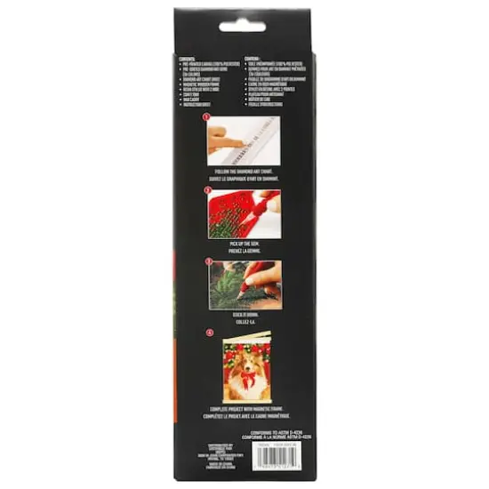 8" x 10" Collie Dog Diamond Art Kit with Frame by Make Market&reg; {5}