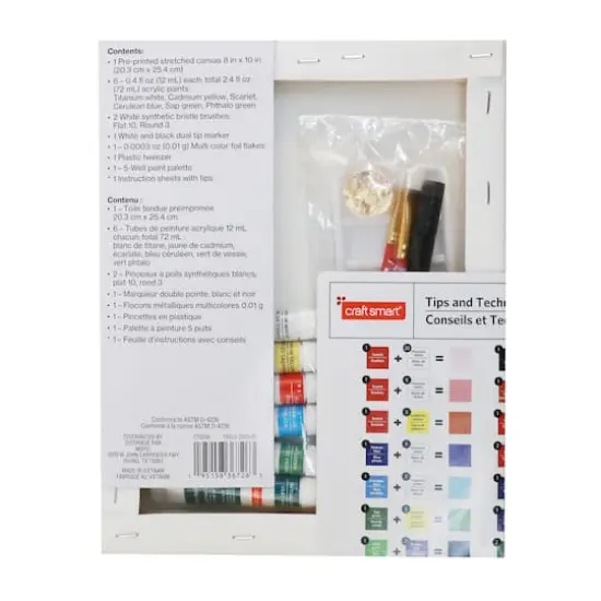 8" x 10" Tropical Beach Canvas Painting Kit by Craft Smart&reg; {6}