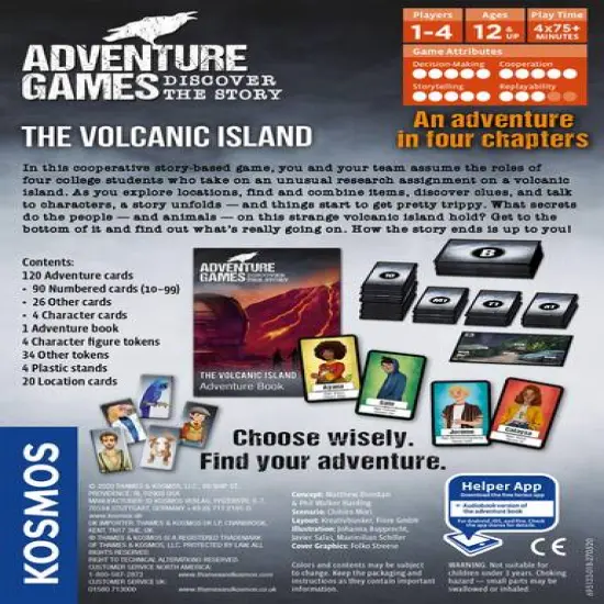 Thames & Kosmos Adventure Games: The Volcanic Island {3}