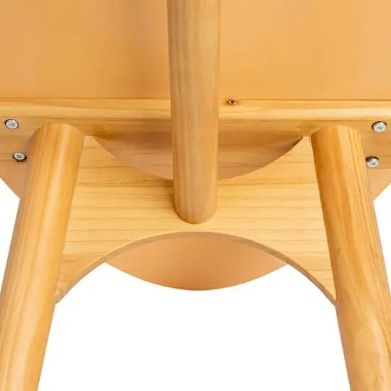 Hello Honey&reg; Multicolor Striped Surfboard Oval Coffee Table {5}