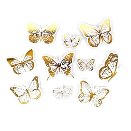 Vinyl Diecut Butterfly Stickers by Recollections&trade; Shiny Pack {1}