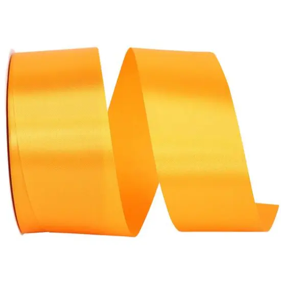 JAM Paper 1.875" x 50yd. Single Face Satin Allure Ribbon Pumpkin {1}