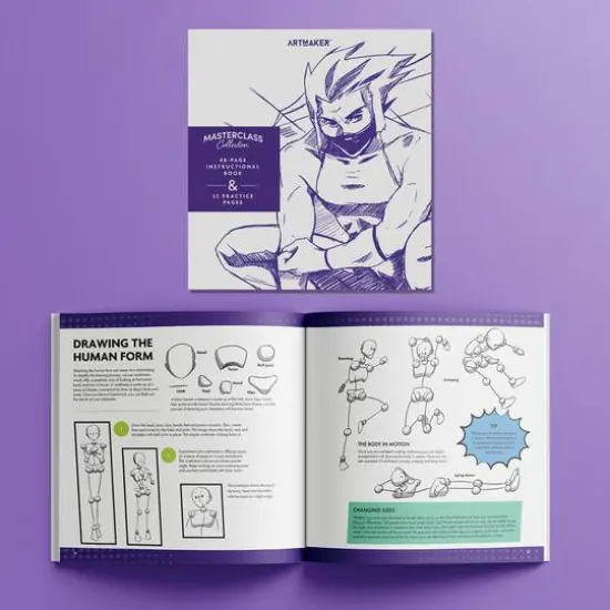 Hinkler Art Maker Masterclass Collection How to Draw Manga Kit {5}