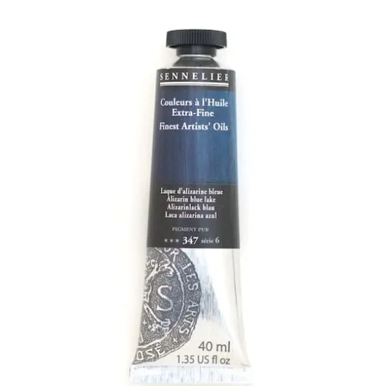 Sennelier Artists' Oil Color, 40mL 347 Alizarin Blue Lake S6 {1}