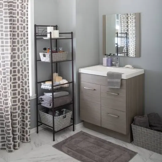 Bath Bliss Oil-Rubbed Bronze 5-Tier Storage Shelf {5}