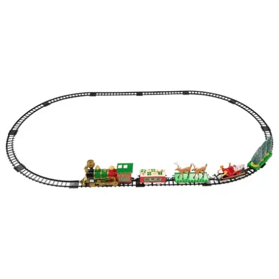 22-Piece Lighted & Animated Christmas Train Set {4}