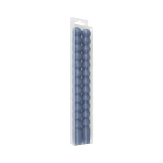 10" Unscented Bubble Taper Candles, 2ct. by Ashland&reg; Dark Blue {3}