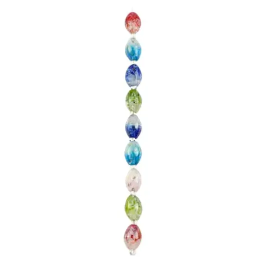 Multicolor Lampwork Glass Marbled Beads by Bead Landing&trade; {4}