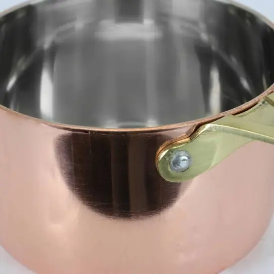 Gibson Rembrandt 3.3'' Copper Plated Mini Sauce Pan  {3}