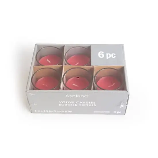 Lightly Fragranced Votive Candles, 6ct. by Ashland&reg; Cinnamon {5}