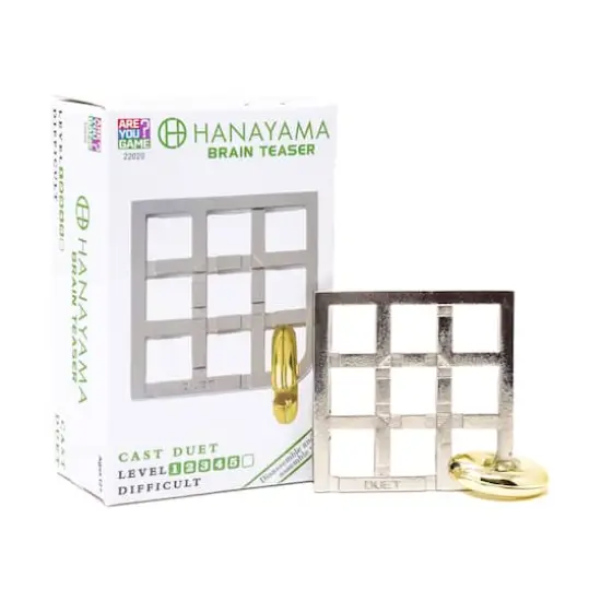 Hanayama Level 5 Cast Puzzle - Duet {5}