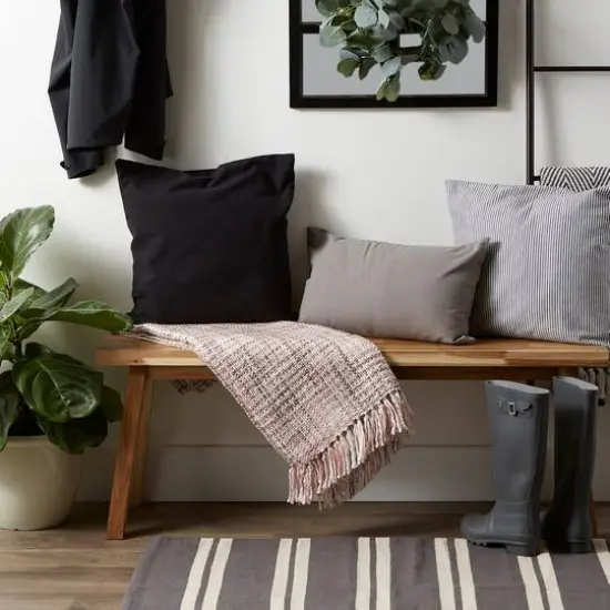 DII&reg; Blush Variegated Acrylic Woven Throw {6}