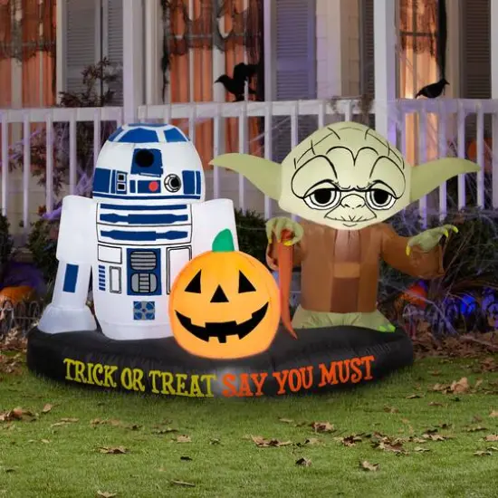 6ft. Airblown&reg; Halloween Inflatable Star Wars Scene {3}