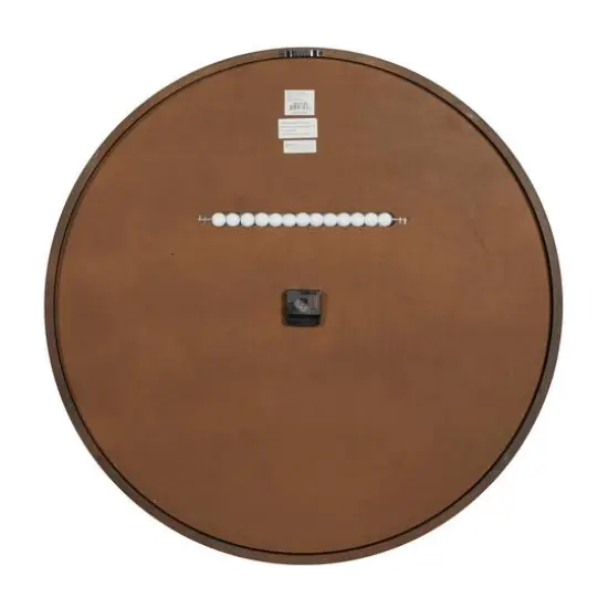 Brown Farmhouse Wood Wall Clock, 32" x 32" {7}