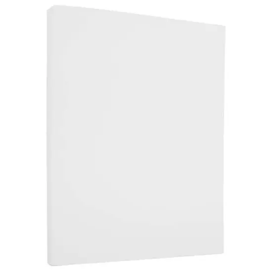 JAM Paper 8.5" x 11" 24lb. Strathmore Paper, 100 Sheets Bright White Linen {1}