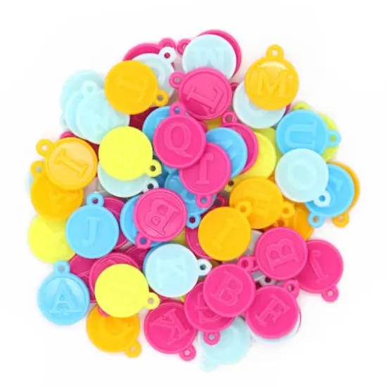 Mixed Wax Style Alphabet Charms, 150ct. by Creatology&trade; {3}