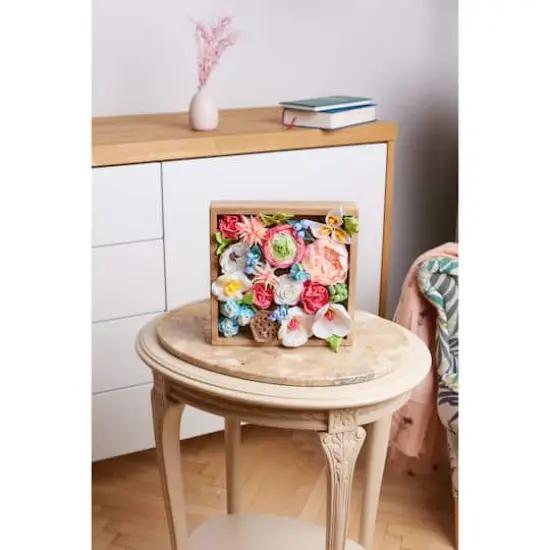 OKTO DIY Wood & Craft Romance Flowers Clay Kit {14}