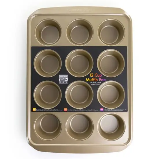 Kenmore Elite 12 Cup Nonstick Carbon Steel Muffin Pan {6}