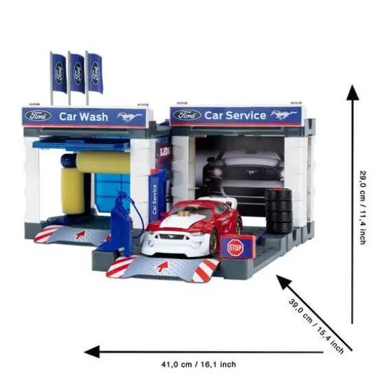 Theo Klein Ford&reg; Service Station Playset with 2019 Ford Mustang {5}