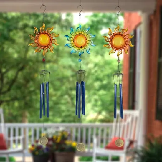 2.5ft. Shining Suns Outdoor Garden Windchimes, 3ct. {3}