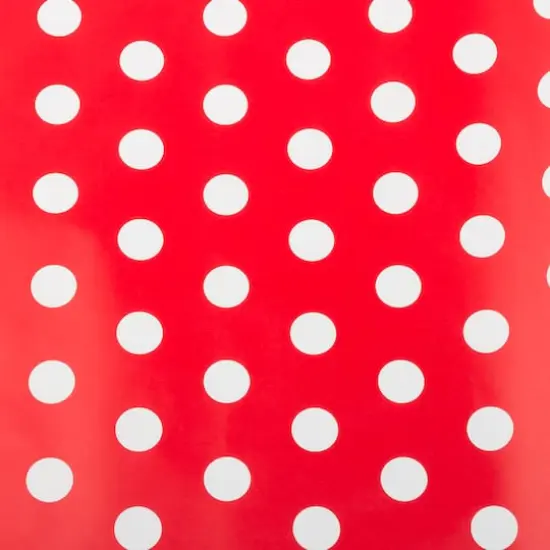 JAM Paper Red with White Dots Gift Wrap, 2ct. {1}