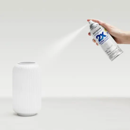 Painter's Touch&reg; 2X Ultra Cover&reg; White Semi-Gloss Spray Paint {6}