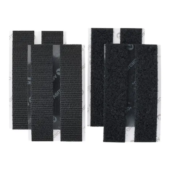 VELCRO&reg; Brand Sticky Back Strips Black {4}