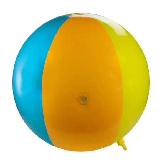 Swim Central 2.9ft. Inflatable Vibrantly Colored 6-Panel Splash & Spray Ball {1}