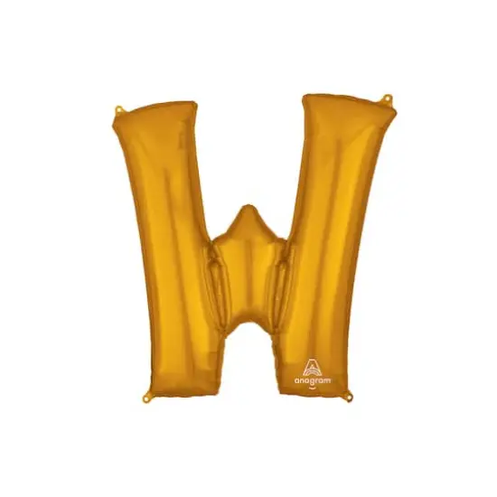 32" Gold Letter Foil Balloon W {1}