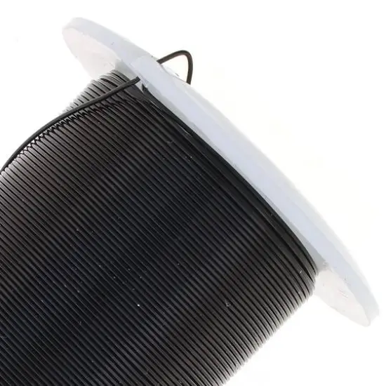 The Beadsmith&reg; Wire&trade; Elements 24 Gauge Tarnish-Resistant Wire Black {5}