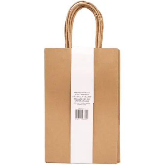 American Crafts&trade; Fancy That Small Kraft Gift Bags, 6ct. {3}