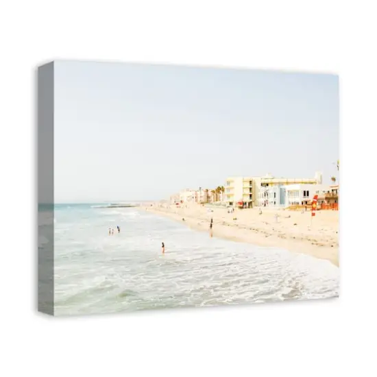 Beach People 20" x 16" Canvas Wall Art {3}