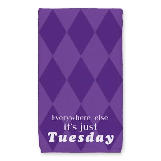 Everywhere Just Tuesday Mardi Gras Tea Towel Set {3}