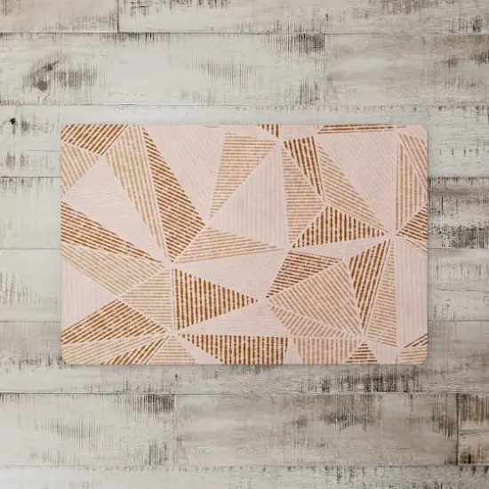 Triangle Speckle 27" x 18" Floor Mat {1}