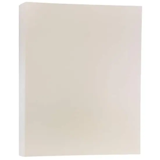 JAM Paper Metallic Cardstock Paper, 50 Sheets Opal Ivory Stardream Metallic {1}