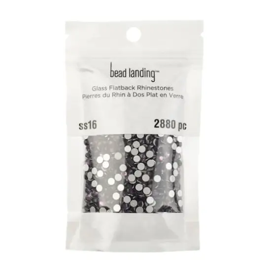 SS16 Glass Flatback Rhinestones by Bead Landing™ Light Violet {4}