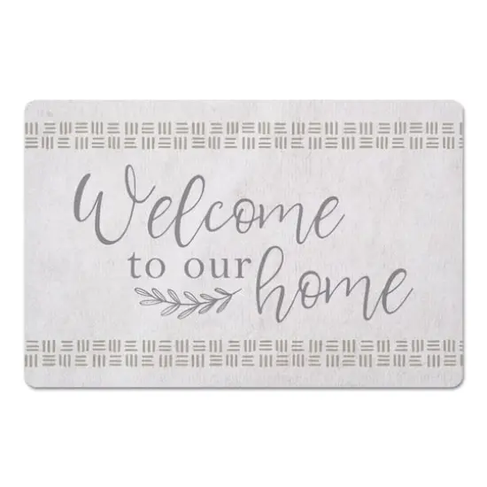 Welcome to Our Home Floor Mat {1}