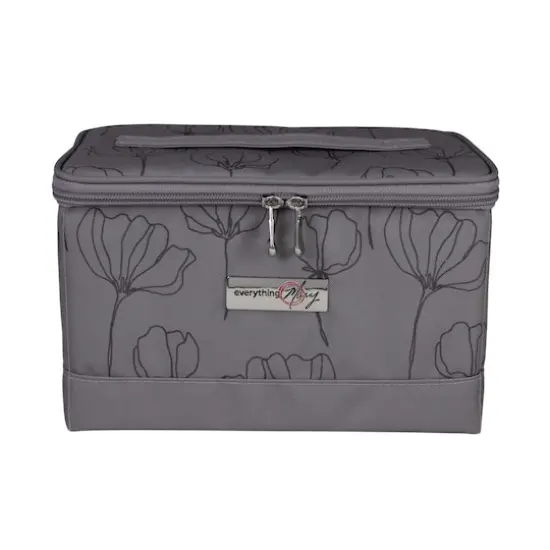 Everything Mary Gray Floral Collapsible Sewing Kit Organizer Box {6}