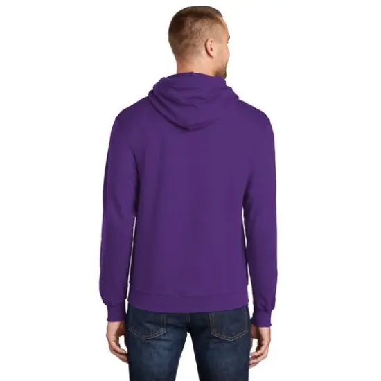 Port & Company&reg; Darks Core Fleece Pullover Hooded Sweatshirt Team Purple {6}