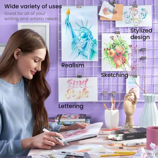 Arteza&reg; EverBlend&reg; Ultra Pastel Dual Tip Alcohol Marker Set {6}