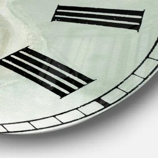 Designart Pastel Bath IV Wall Clock {3}