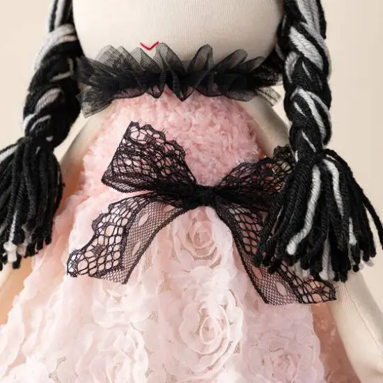 Glitzhome&reg; 29"H Halloween Pink Fabric Dressed Witch Sitter {7}