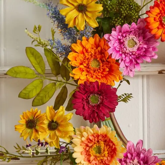 26&rdquo; African Sunflower Wreath {5}