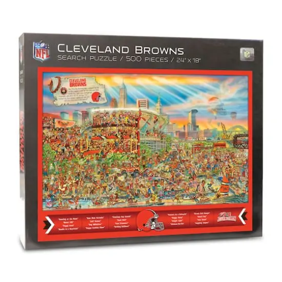 Joe Journeyman NFL 500 Piece Jigsaw Puzzle Cleveland Browns {1}