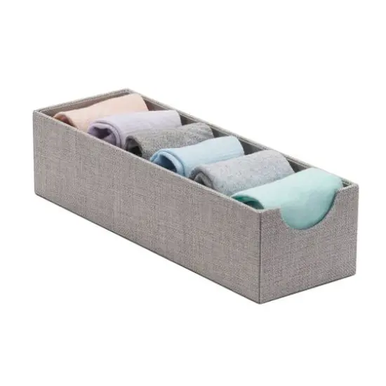 Household Essentials 12" Narrow Accessory Organizer Tray Gray {14}