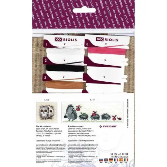 RIOLIS The Owl Family Cross Stitch Kit {3}