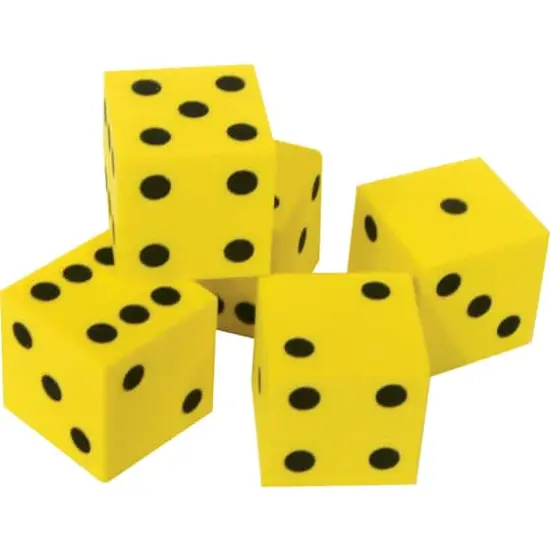 Teacher Created Resources&reg; 3/4" Foam Traditional Dice, 3 Packs of 20 {3}