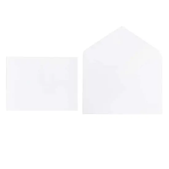 Value Pack Cards & Envelopes by Recollections&reg;, 5" x 6.5" White {1}